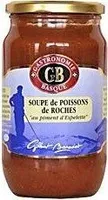 Soupe de poissons de roches au piment d'Espelette