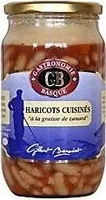 Haricots cuisinés a la graisse de canard