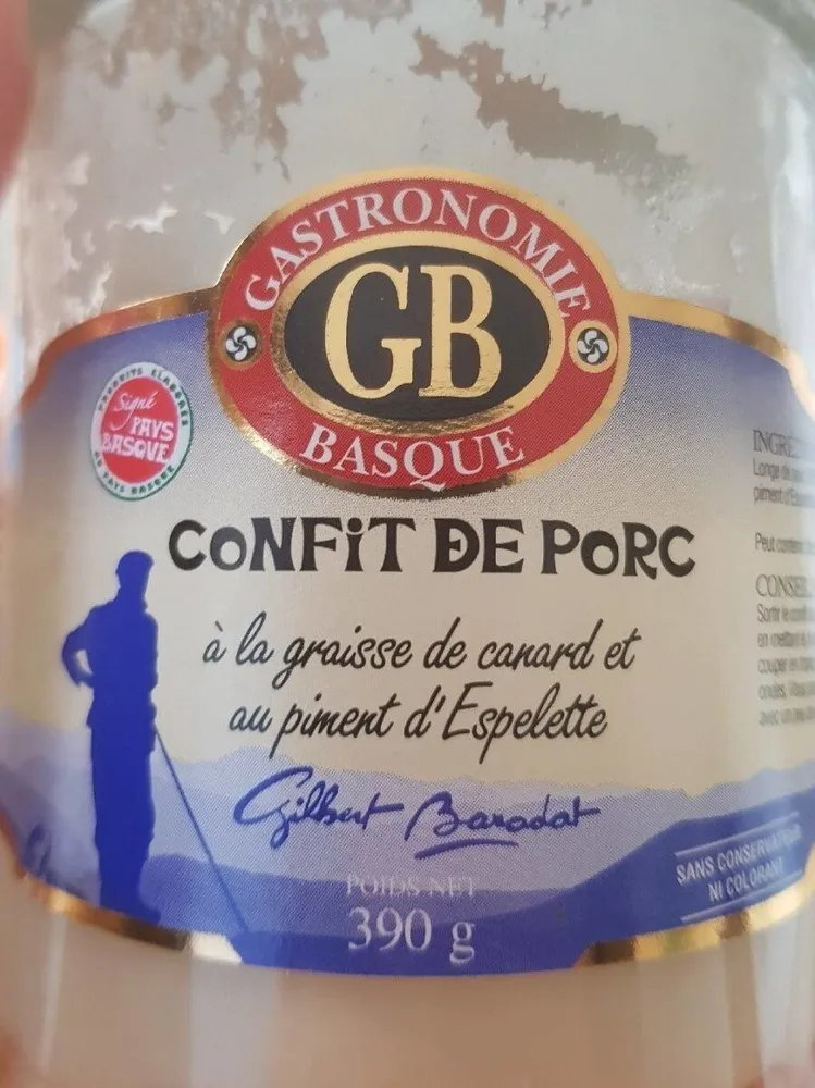 Confit de porc