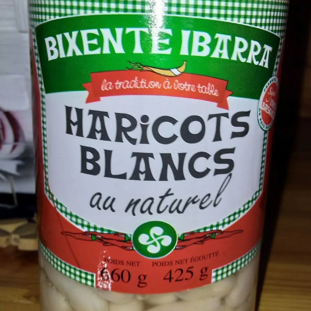 Haricots blancs au naturel