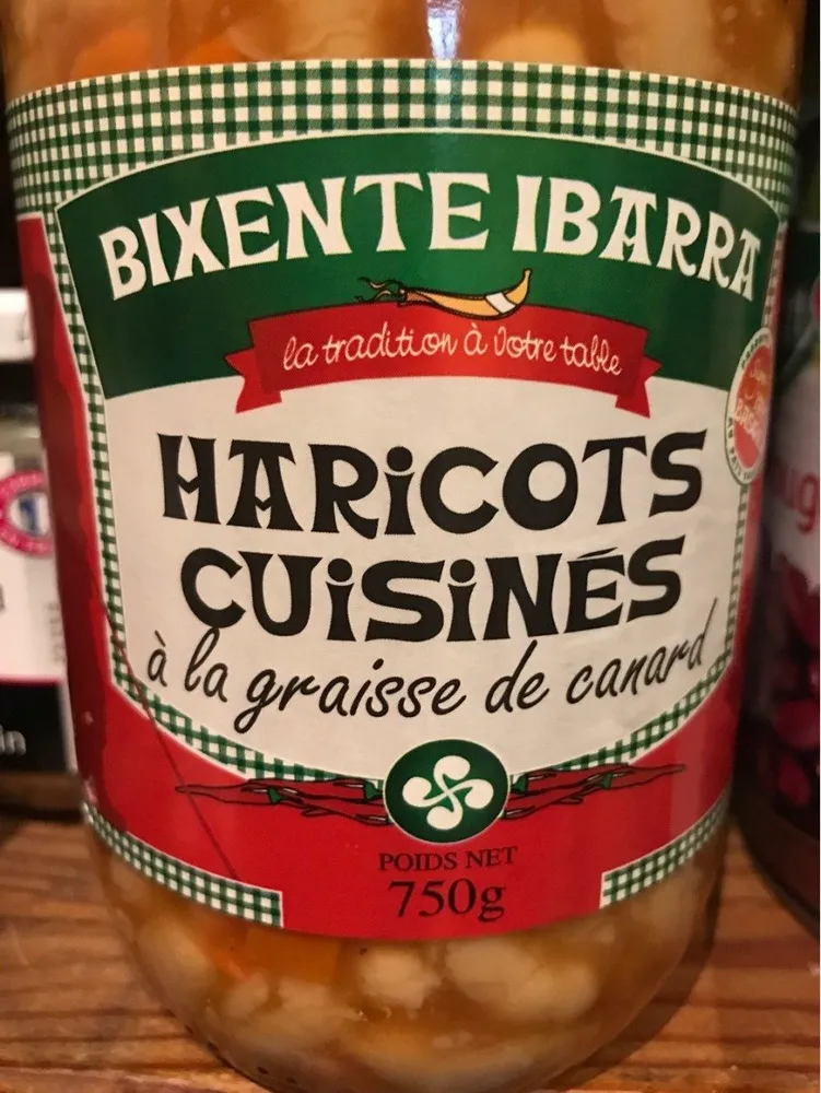 Haricots cuisinés
