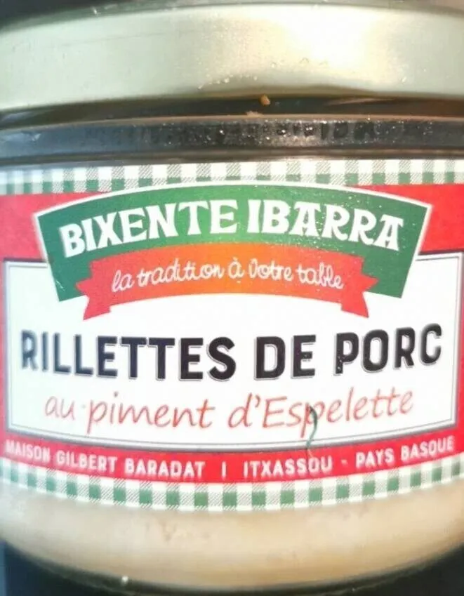 RIllettes de porc