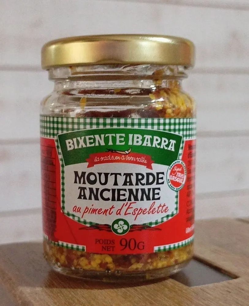 Moutarde ancienne au piment d'Espelette