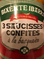 Saucisses confites