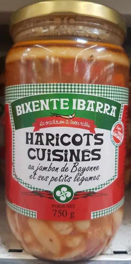 haricots cuisinés
