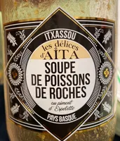 SOUPE DE POISSONS DE ROCHES AU PIMENT D'ESPELETTE