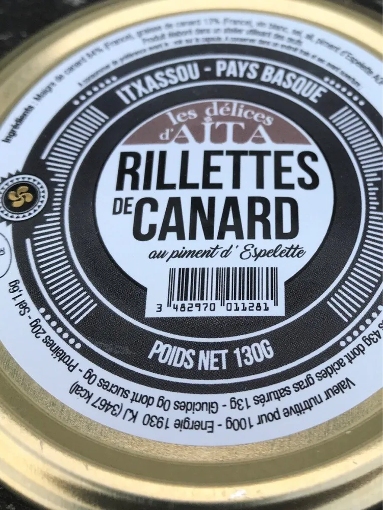Rilletes de canard