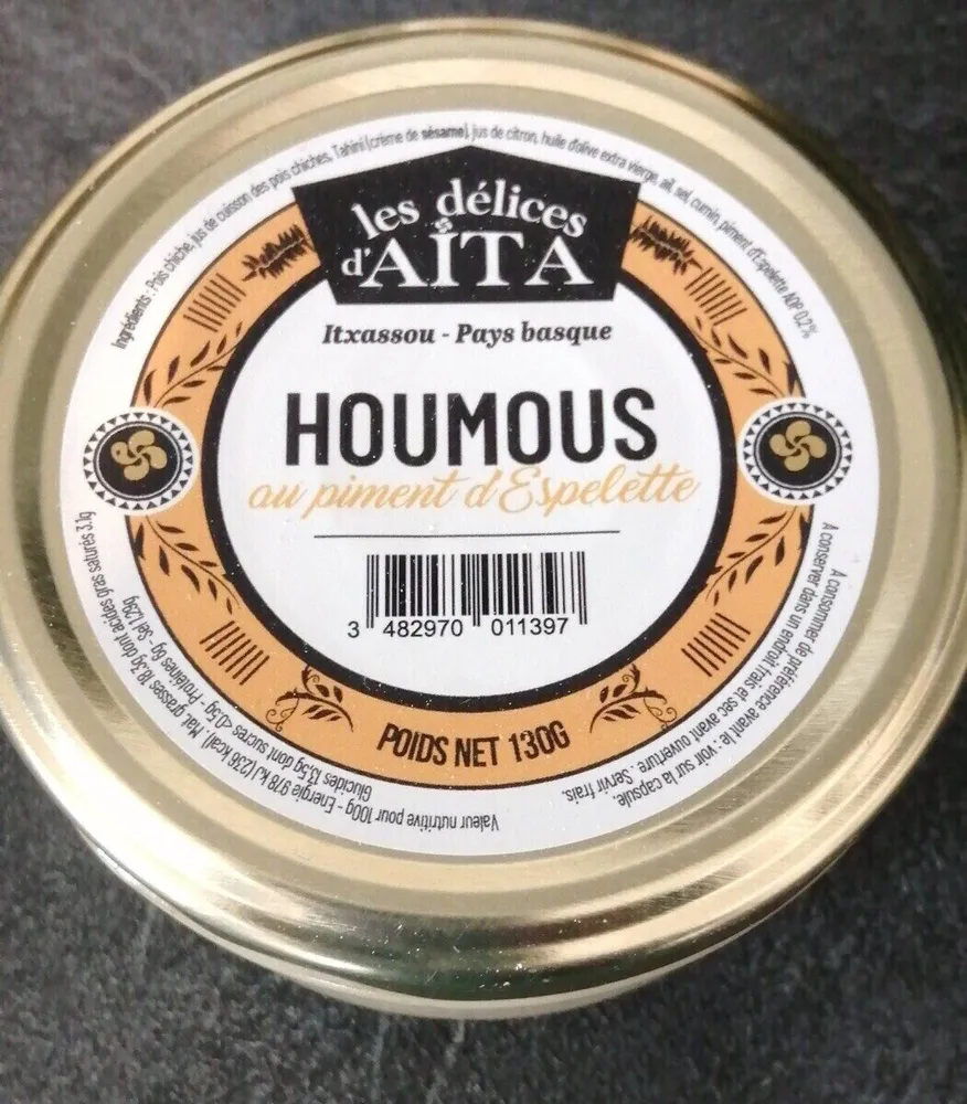 Houmous au piment d'espelette