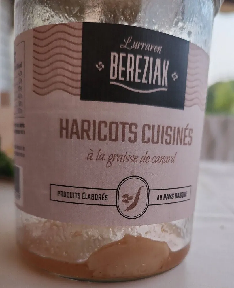 Haricots cuisinés