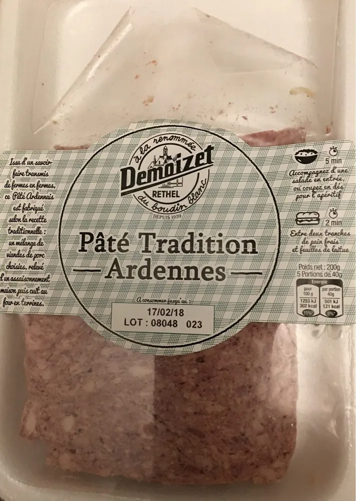 Pâte Tradition Ardennes