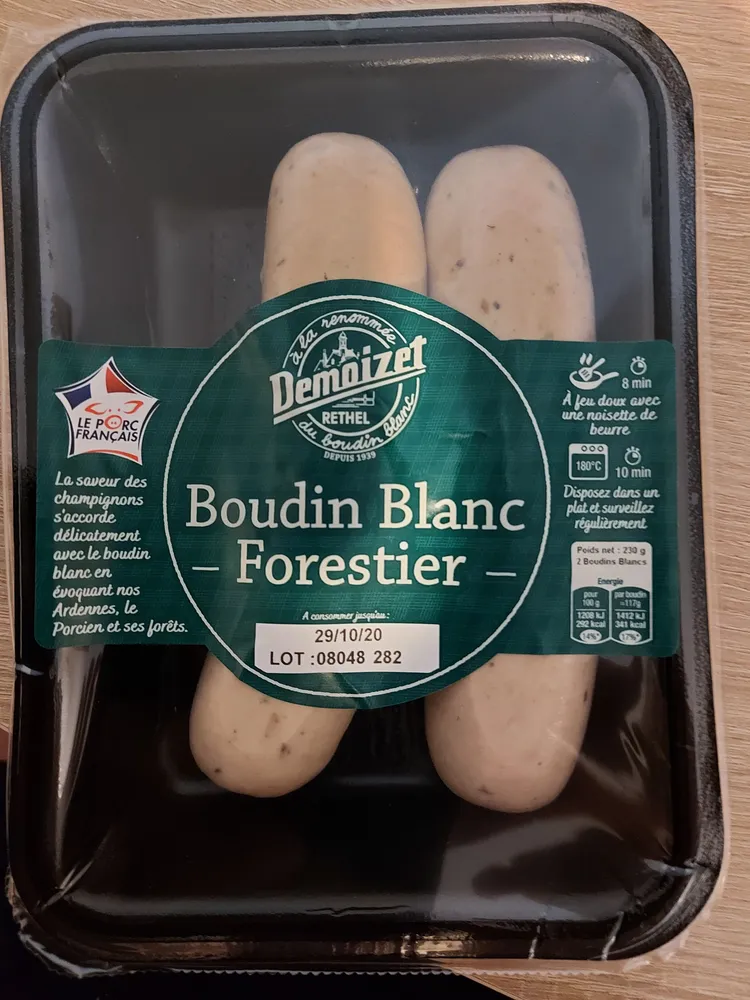 Boudin Blanc Forestier