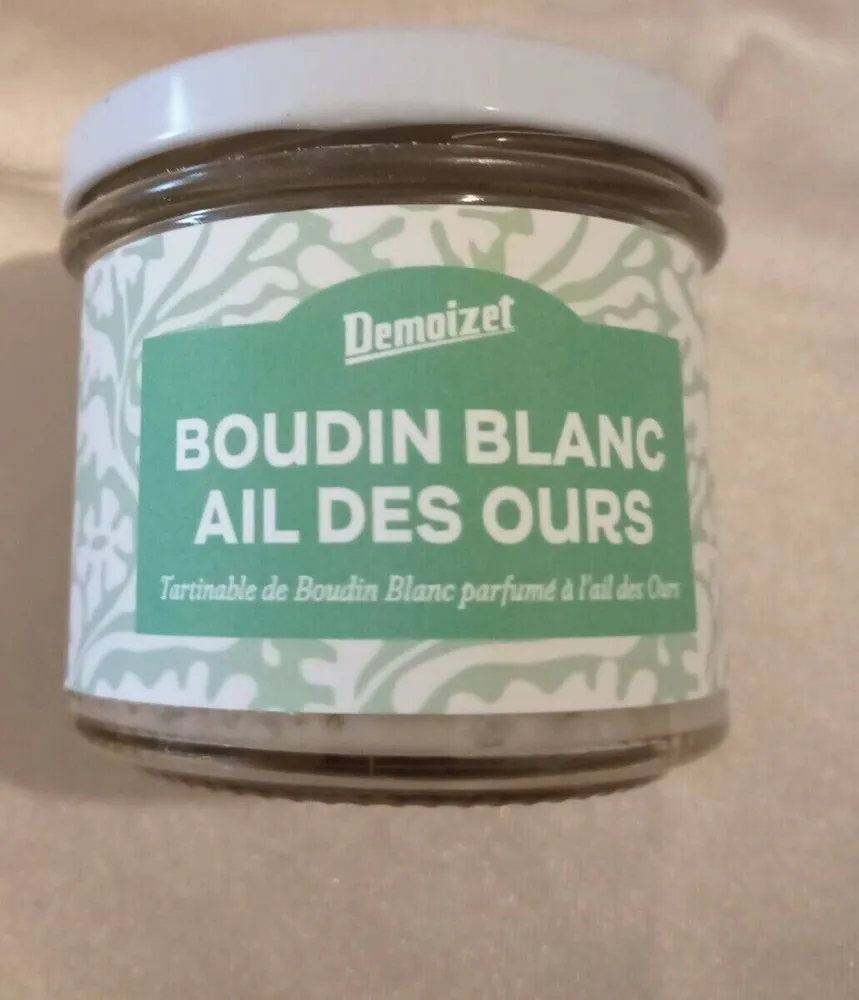 Boudin blanc ail des ours
