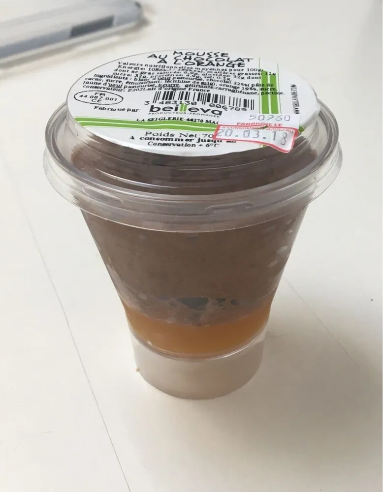Mousse au Chocolat à l'orange