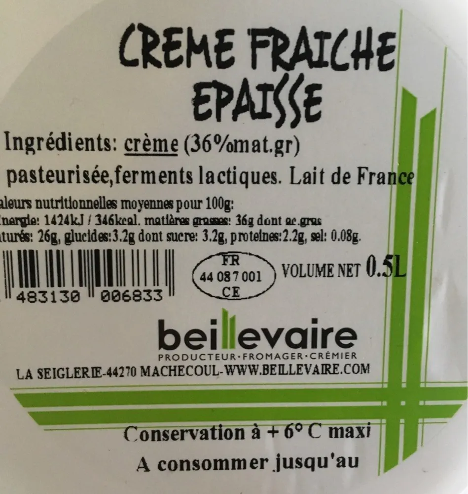 Creme fraiche epaisse