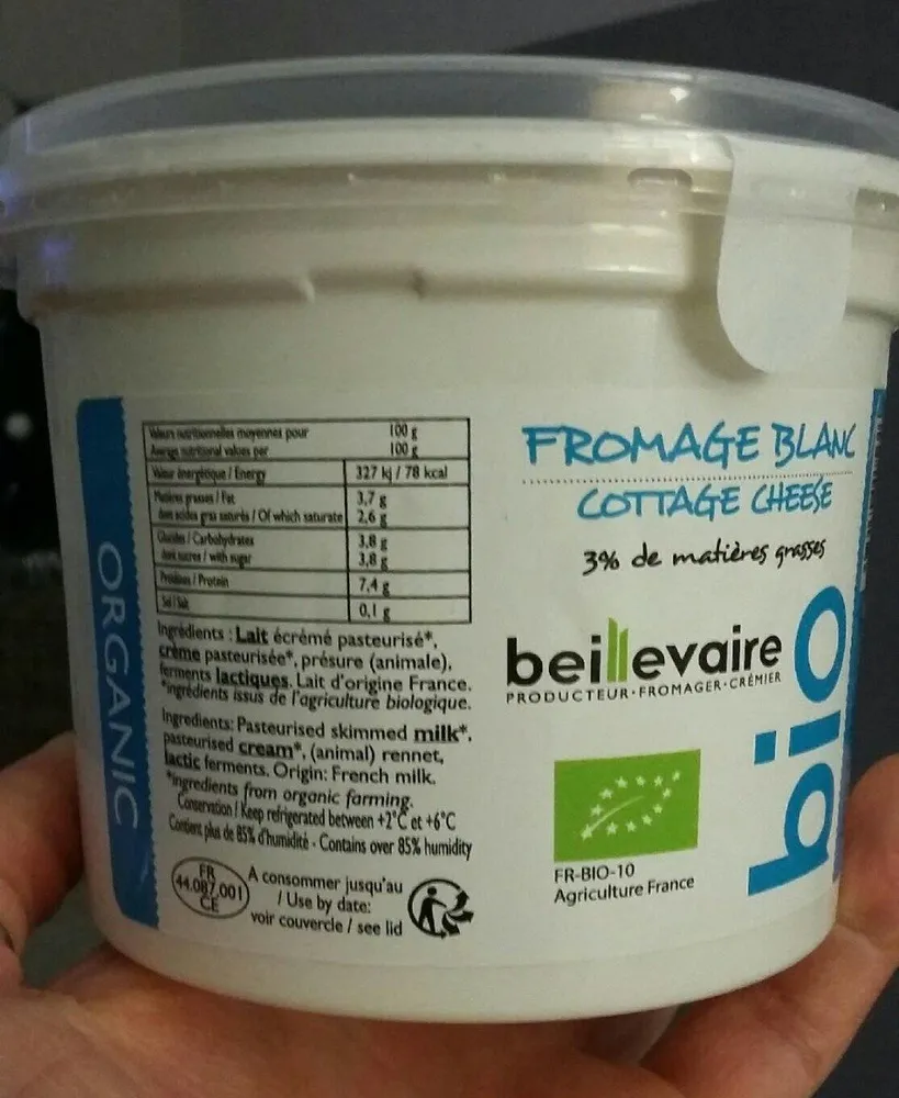 Fromage blanc bio