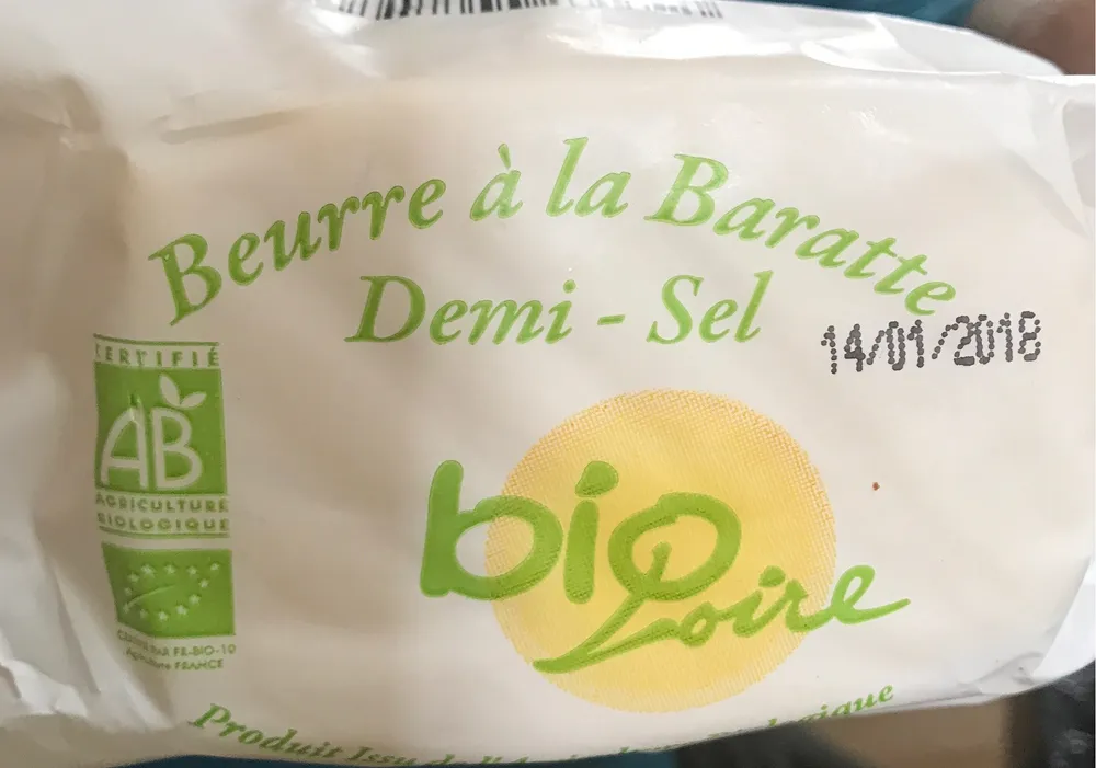 Beurre de baratte demi sel
