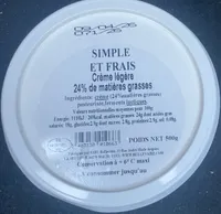 Crème légère 24% de matières grasses