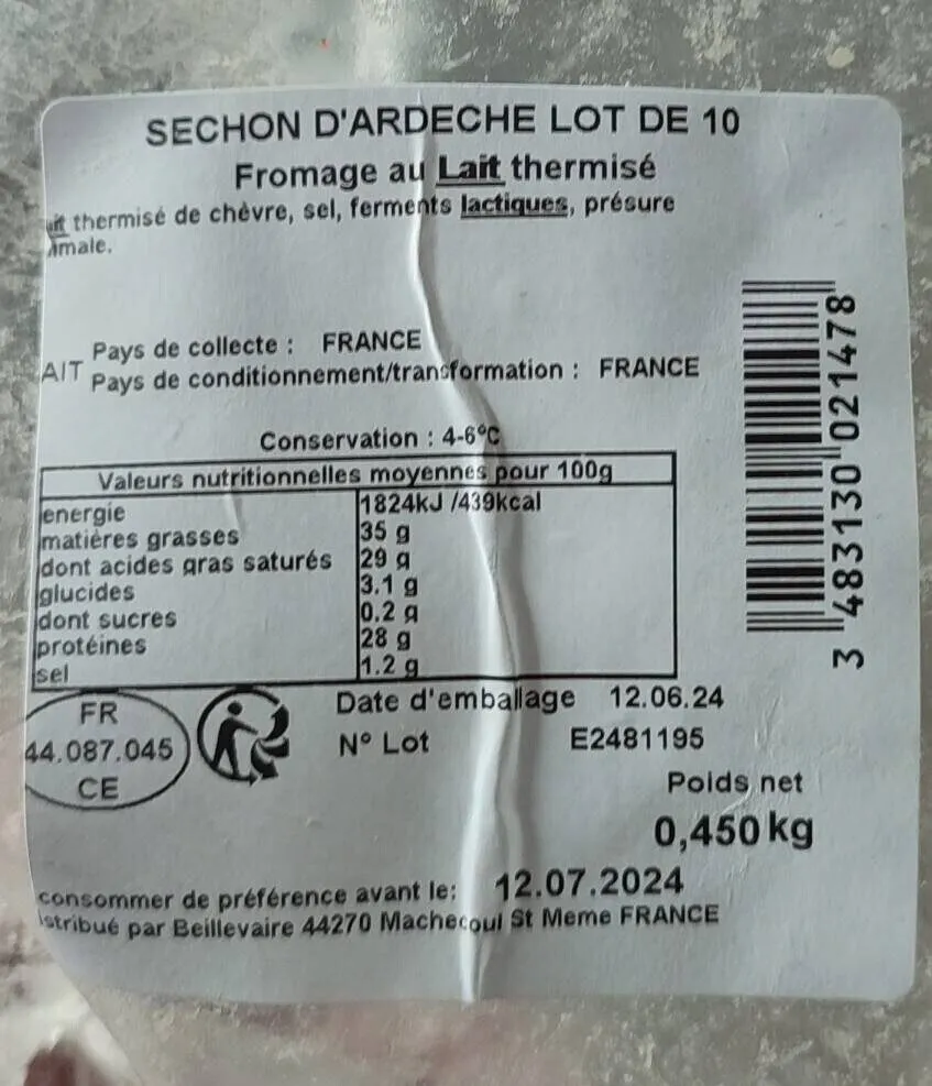 Séchon D'ardeche