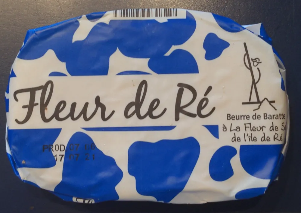 Beurre de Baratte à la fleur de sel de l'île de Ré