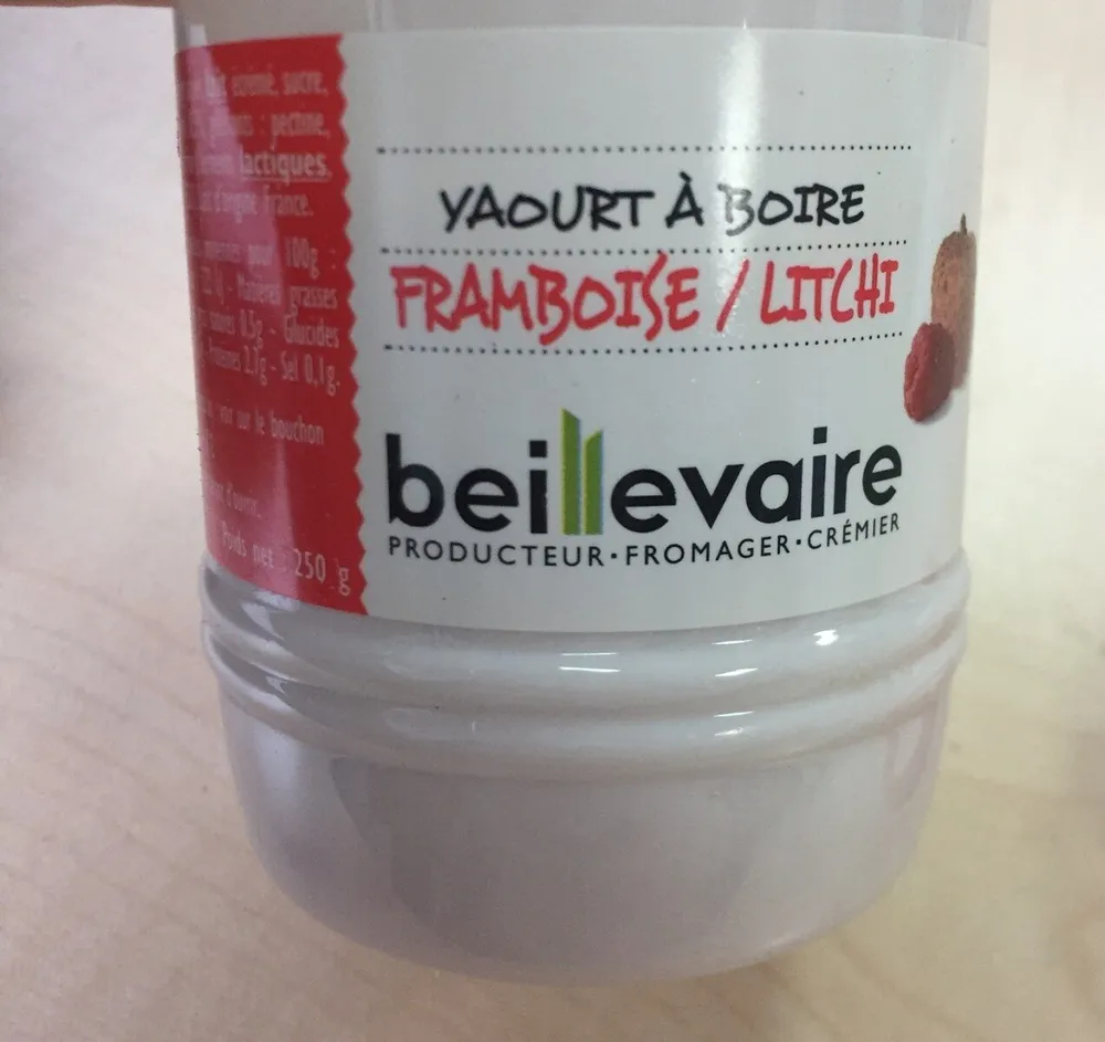 Yaourt à boire Framboise Litchi