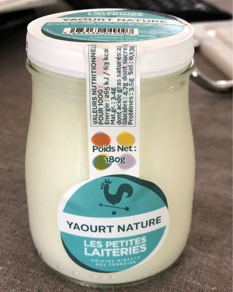 yaourt nature les petites laiteries