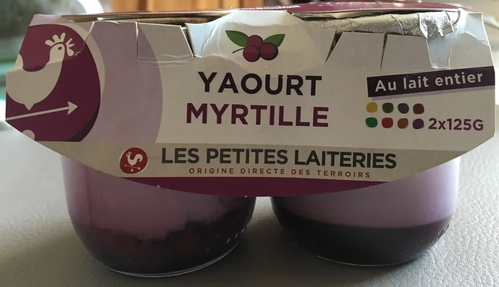 Yaourt Myrtille au Lait Entier