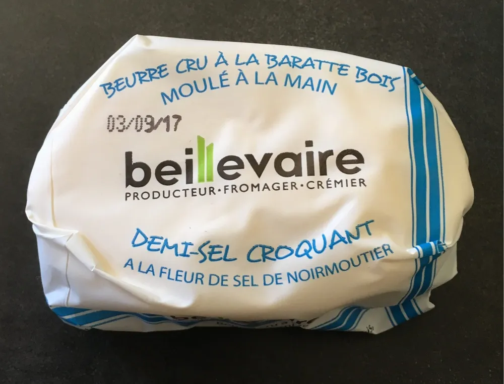 Beurre cru demi sel