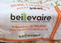 Préparation de Beurre aux Piments d'Espelette