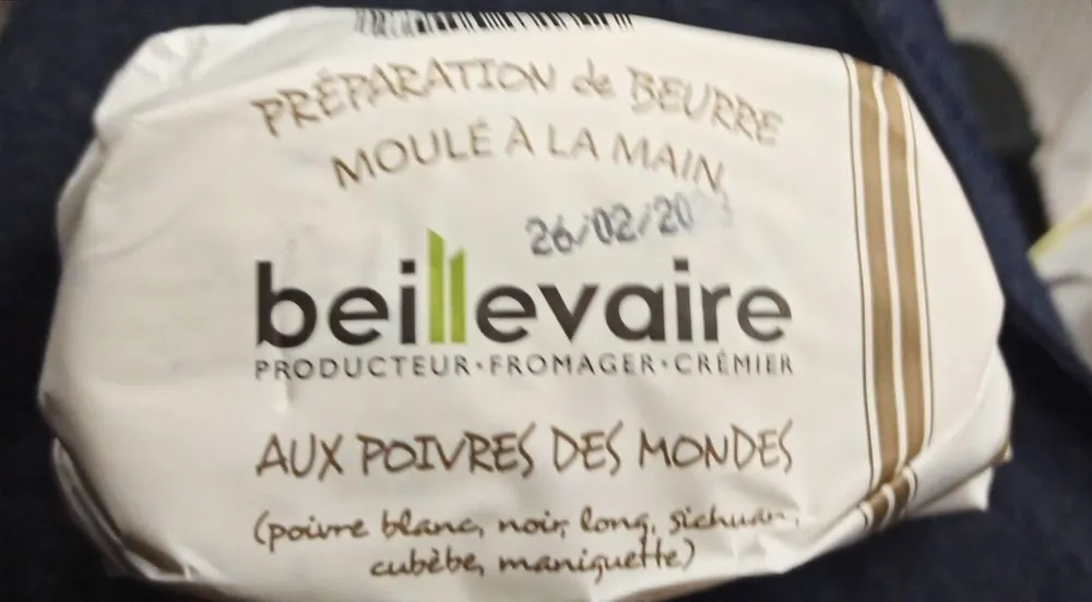 Beurre aux poivres Des mondes