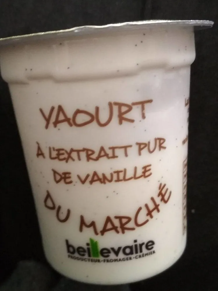 Yaourt à l'extrait pur de Vanille