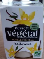 Dessert végétal vanille