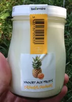 Yaourt aux fruits Orange/Ananas