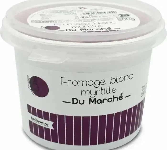 Fromage blanc myrtille