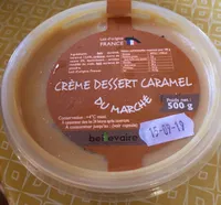 Crème dessert caramel du marché