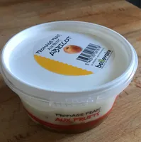 Fromage frais sucré aux fruits abricot
