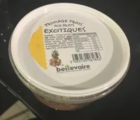 Fromage frais aux fruits exotiques