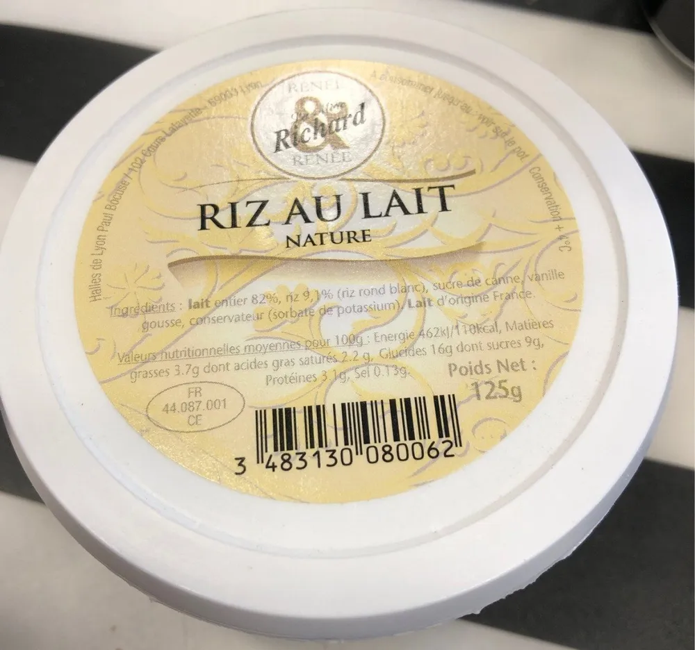 Riz au lait