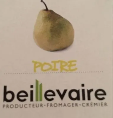 Yaourt nature sur fruits poire