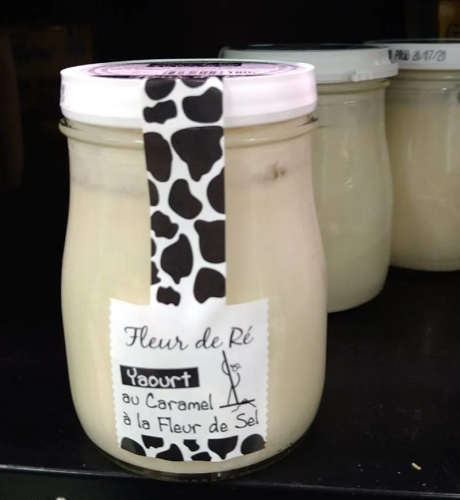 Yaourt au caramel à la fleur de sel