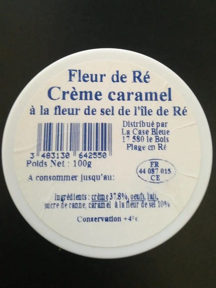 Crème caramel fleur de ré