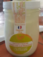 Yaourt sucrée fruit de la passion