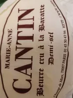 Beurre cru à la baratte demi sel