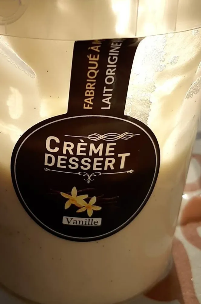 Crème dessert vanille