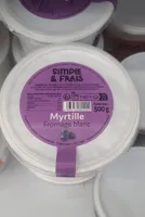 Fromage blanc myrtille