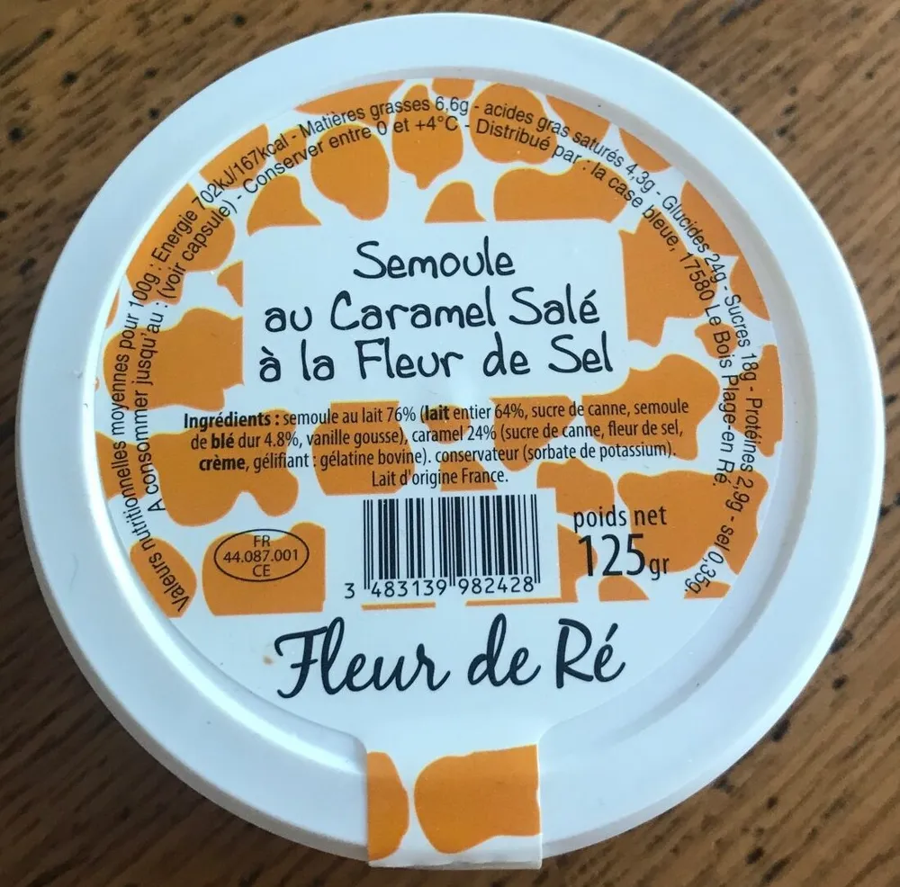 Semoule au Caramel Salé à la Fleur de Sel