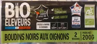 Boudins noirs aux oignons bio