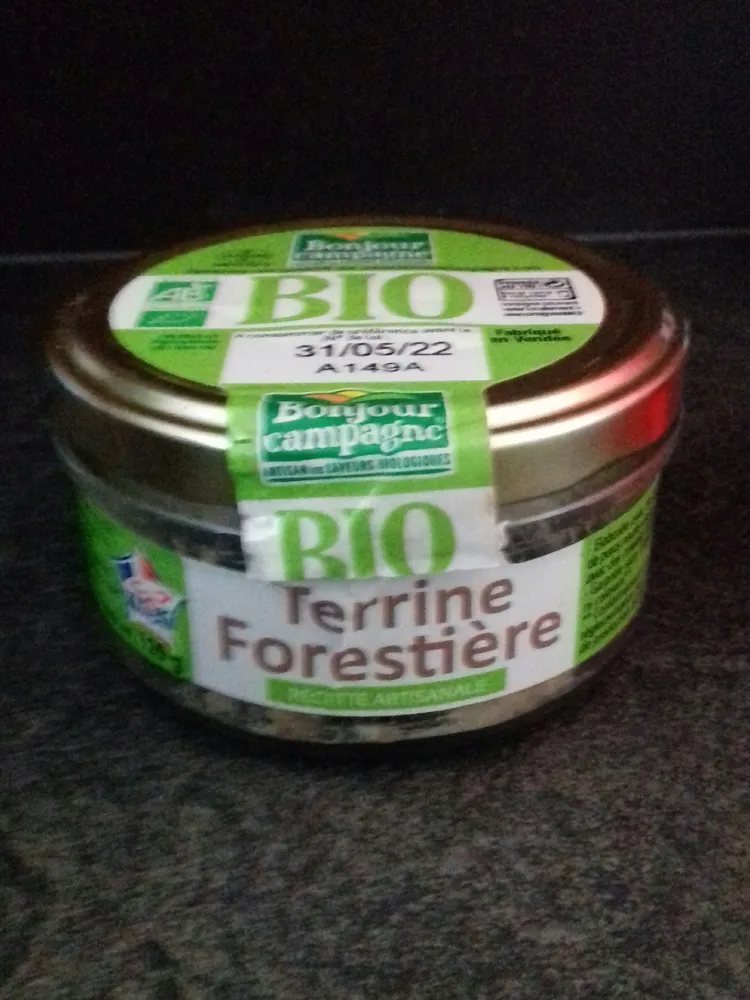 Terrine Forestière Bio