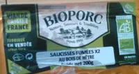 Saucisses fumées x2 au bois de hêtre
