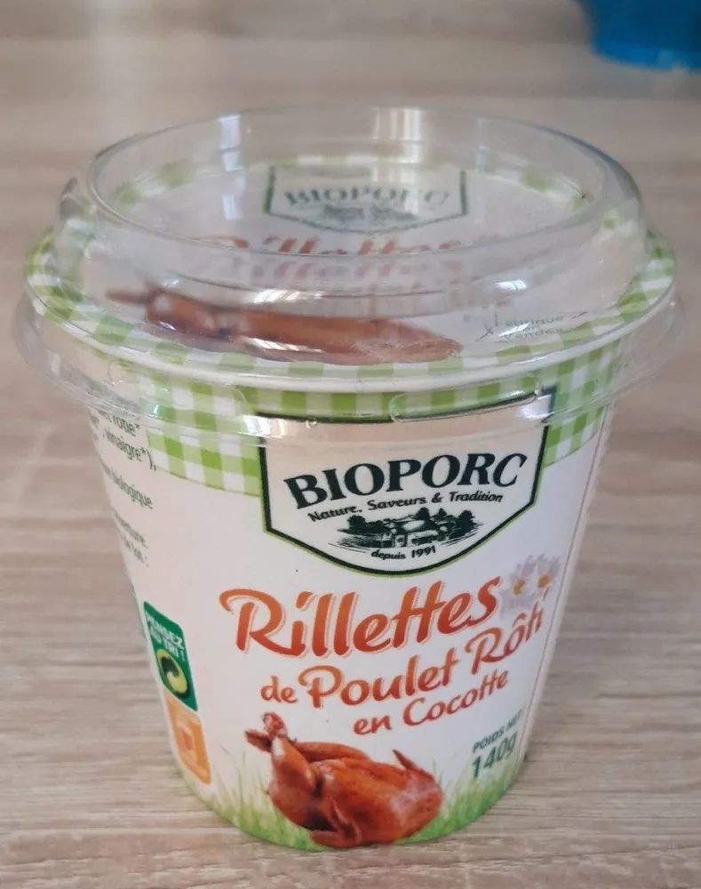 Rillettes de poulet rôti en cocotte