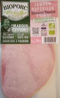 Jambon supérieur decoue degraisse